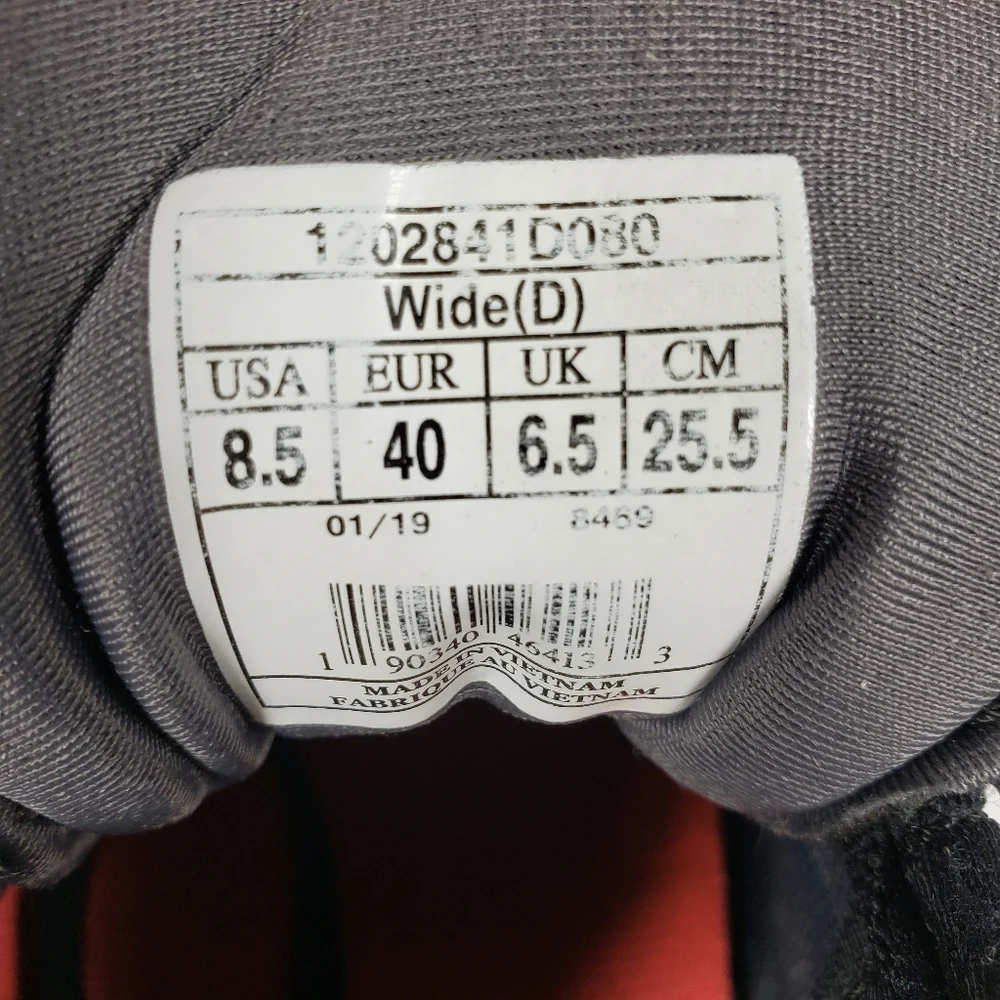 Brooks Adrenaline GTS 19 Womens Running Shoes Size 8.5 Black Purple 1202841D080 - Picture 7 of 7